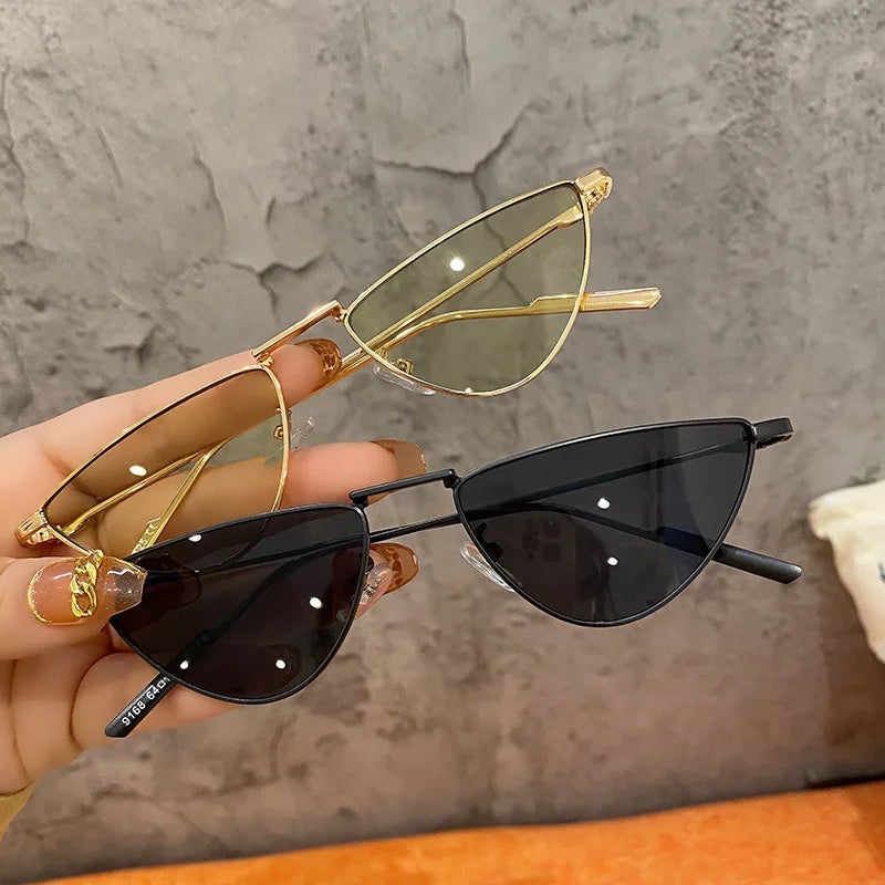 Estilo e Proteção dos Óculos de Sol Luxe Moda 2025- Cat Eye UV400