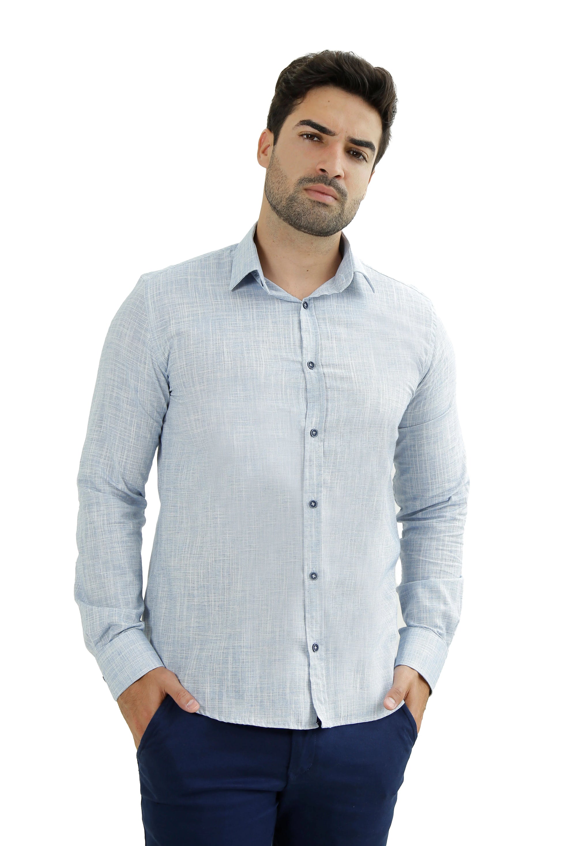 Camisa Social Slim Fit Flamê