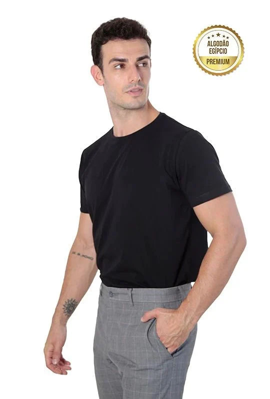 Camiseta Confort Premium Algodão Egípcio