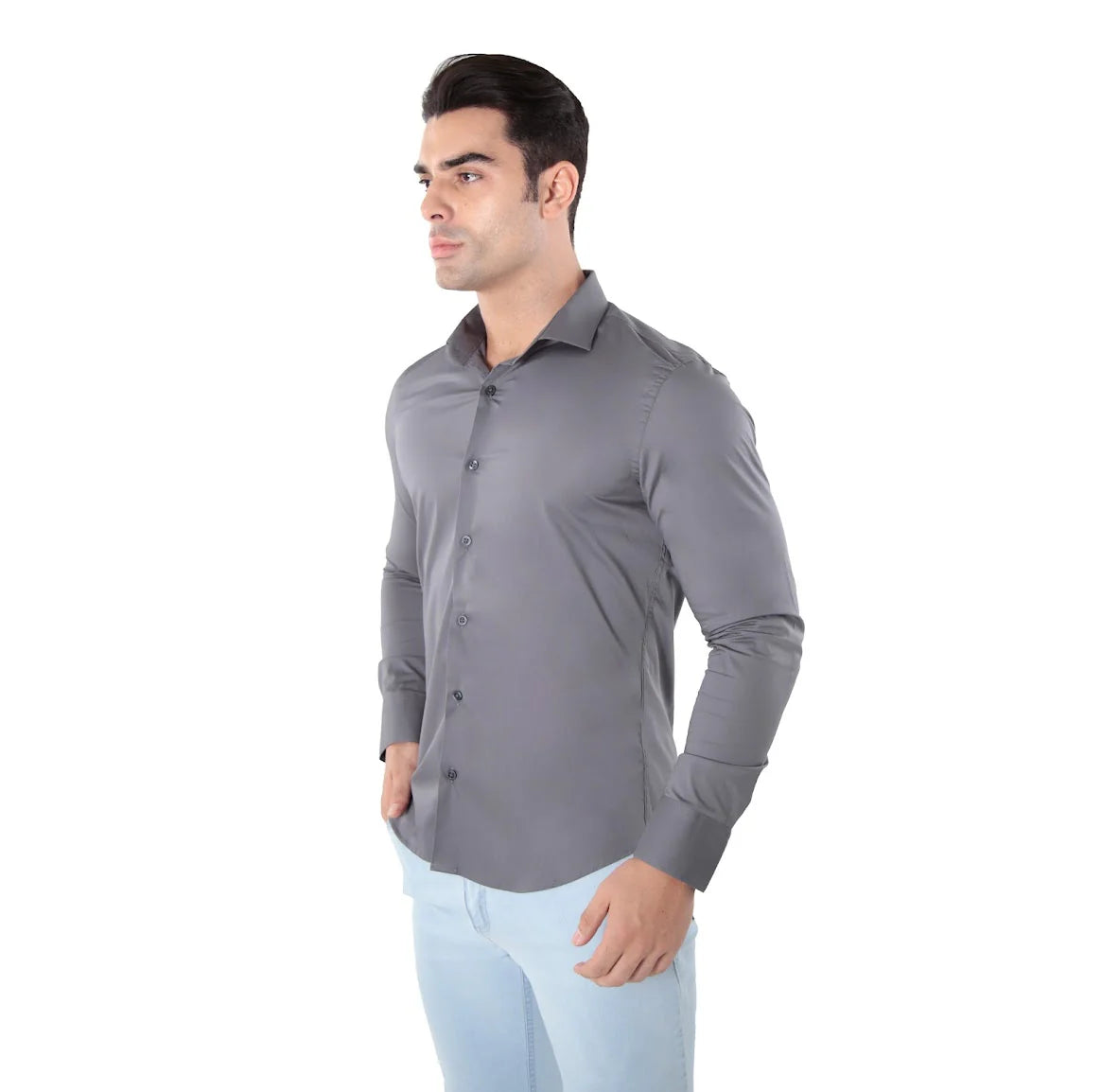 Camisa Slim Elastano