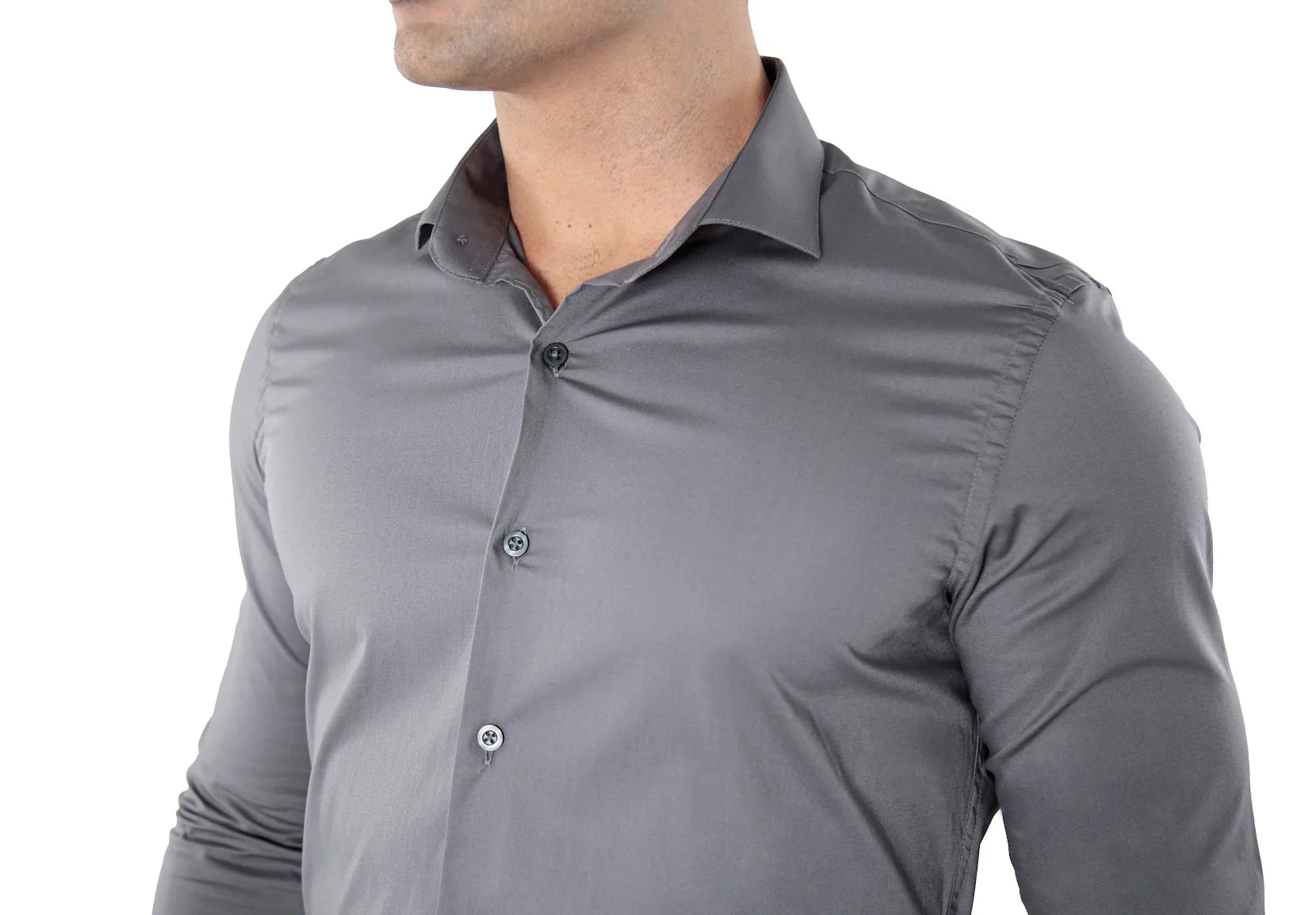 Camisa Slim Elastano