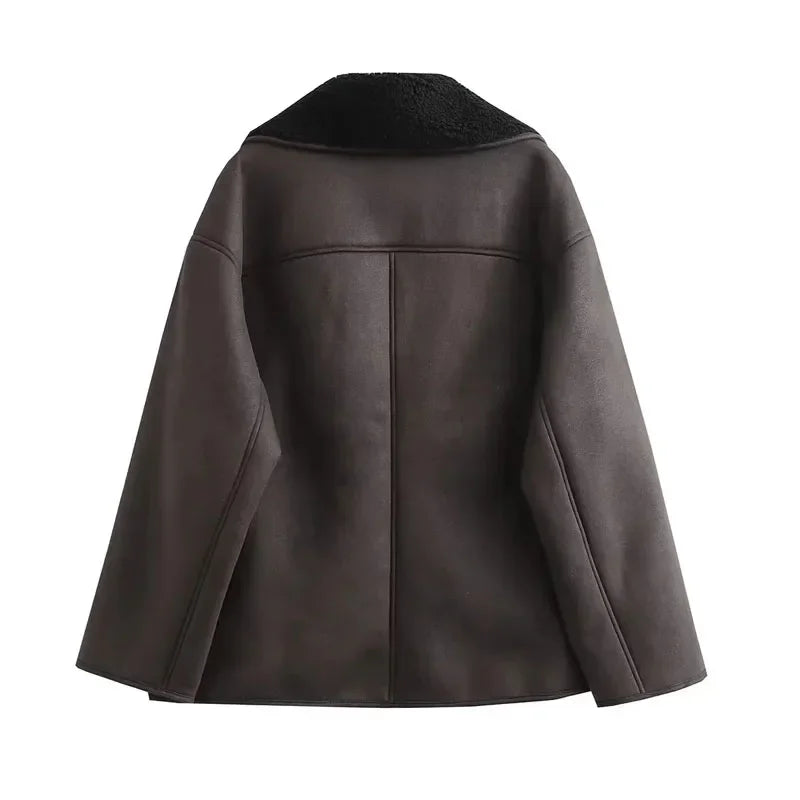 Jaqueta Plush 2025- Plush Inverno Fino