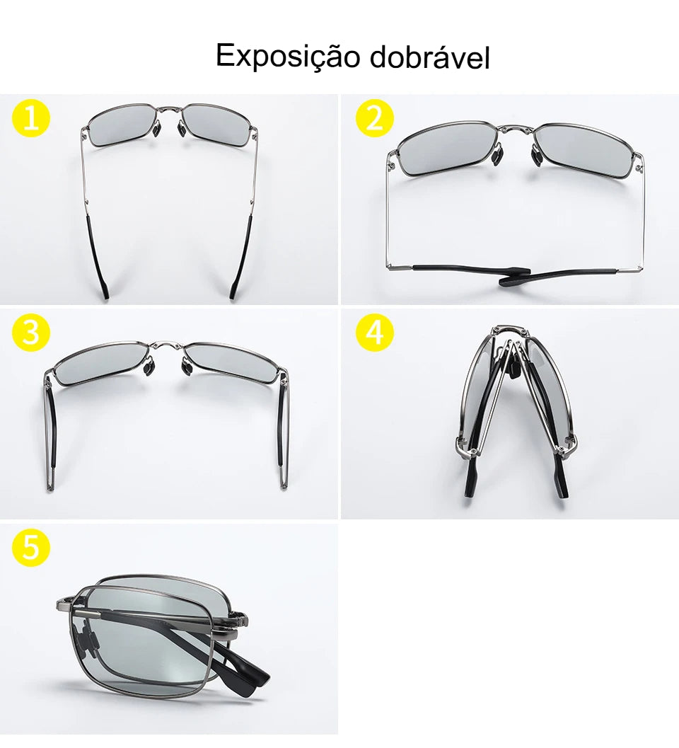 Óculos Masculino Dobrável- Vision Flex UV