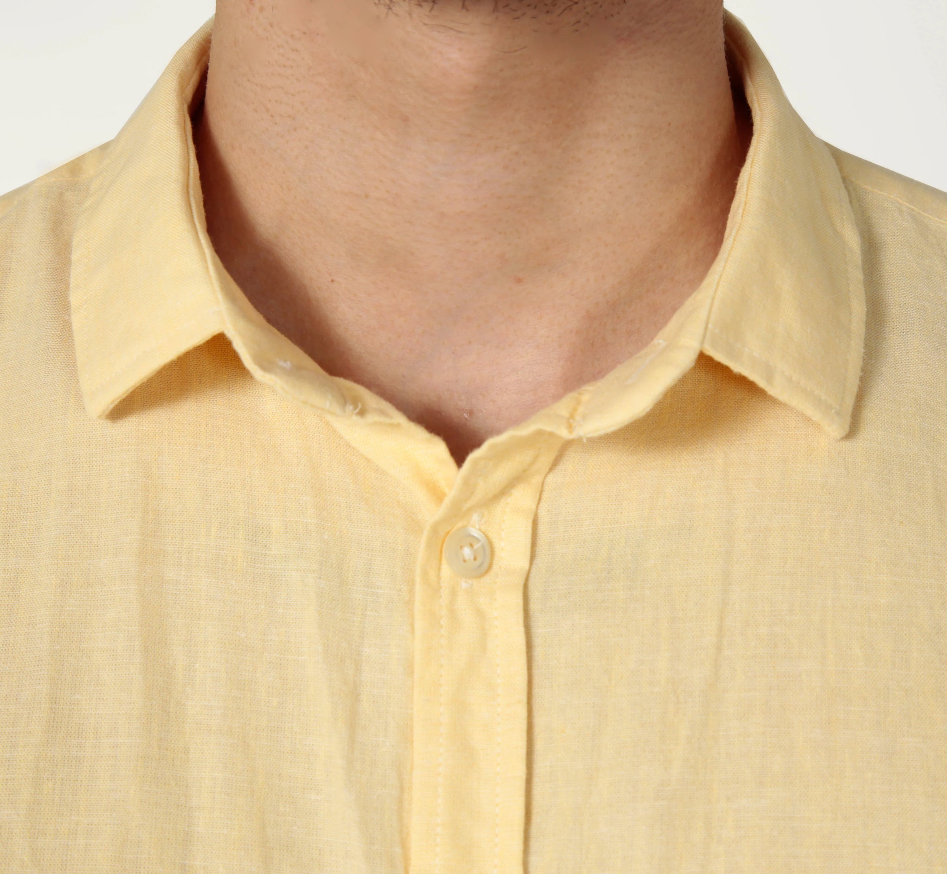 Camisa Linho Manga Longa Slim Fit