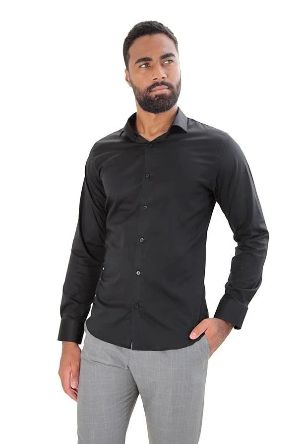 Camisa Slim Elastano